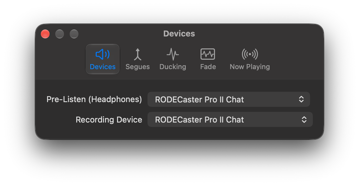 Device Settings